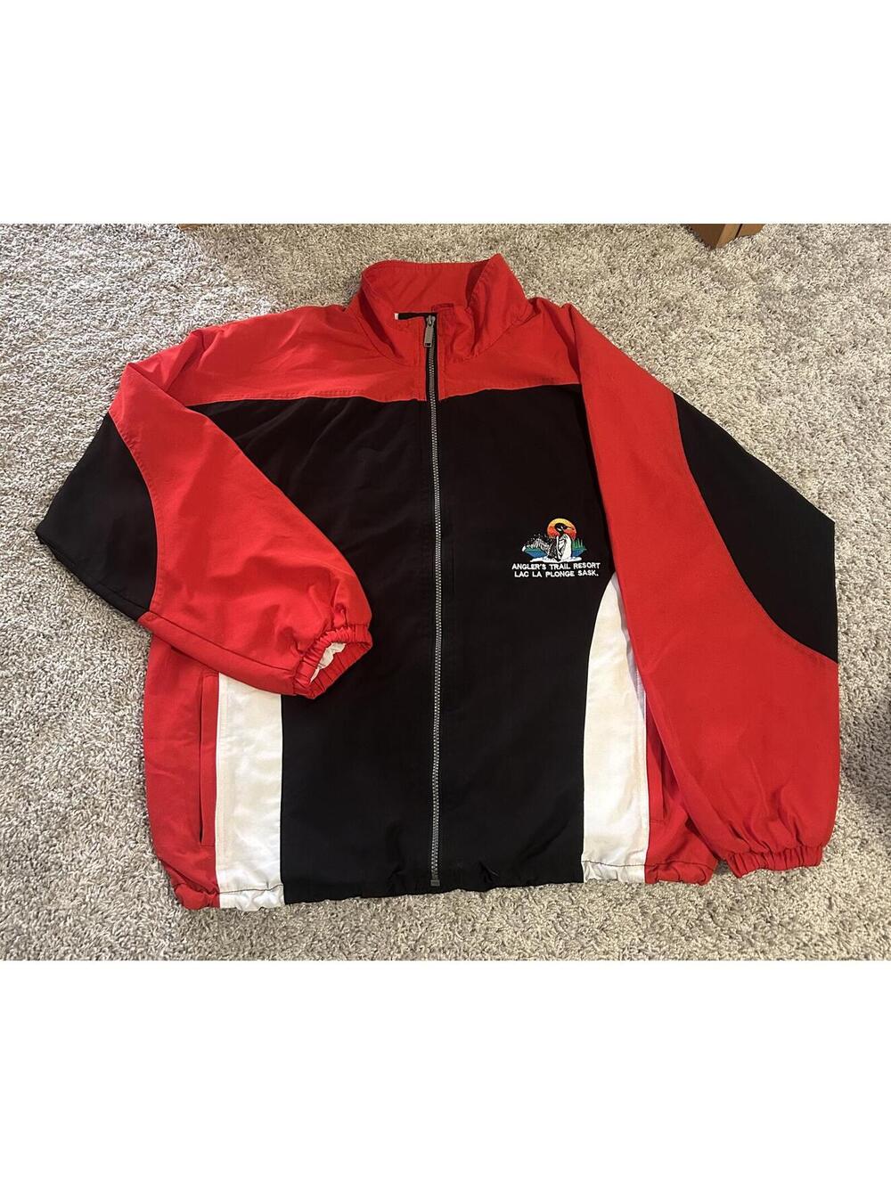 Vintage KOBE Windbreaker Loon Embroidery Size Medium